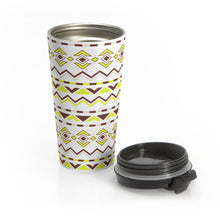 Load image into Gallery viewer, Chocolemonilla Tribal Collection Stainless Steel Travel Mug
