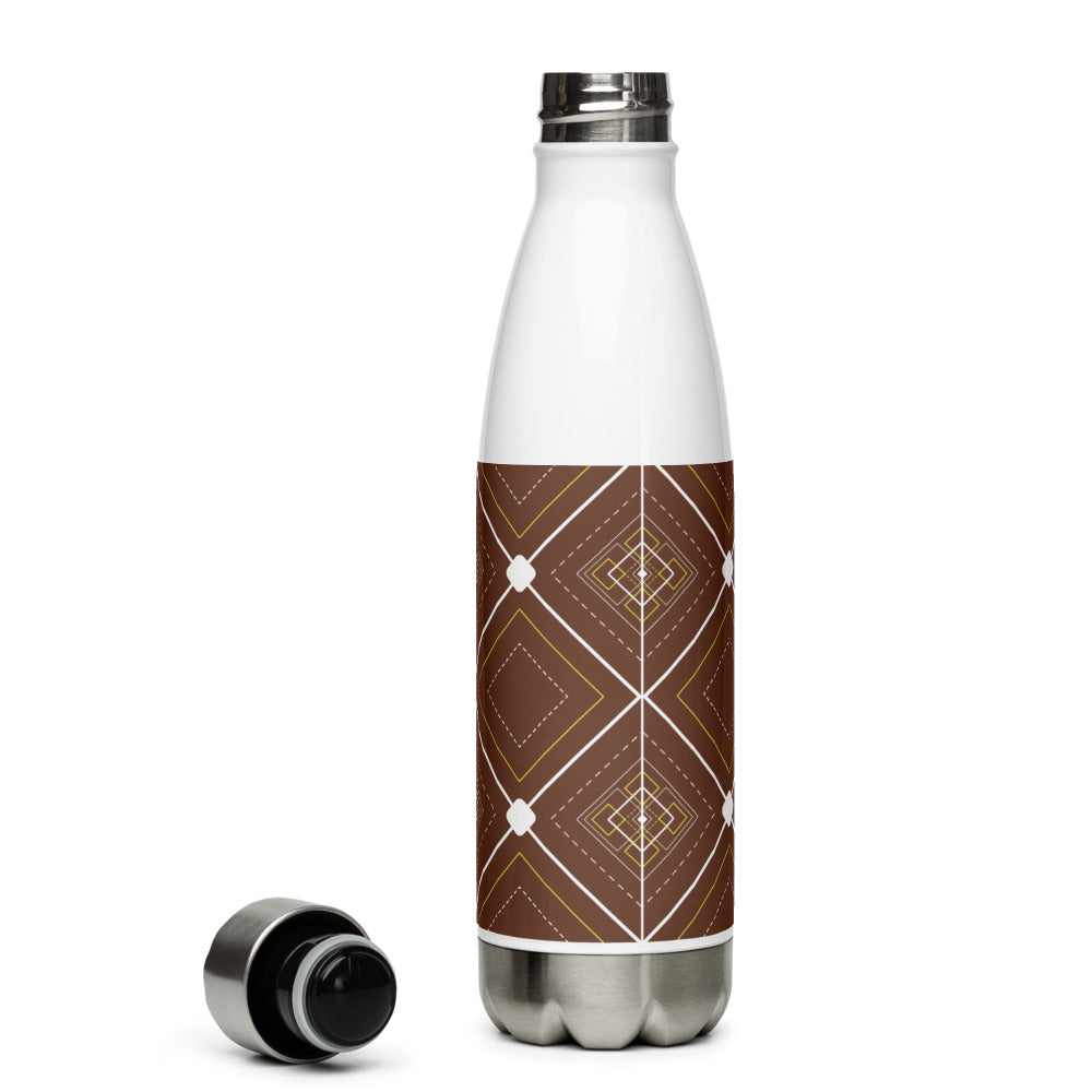Chocolemonilla Brown Stainless Steel Water Bottle